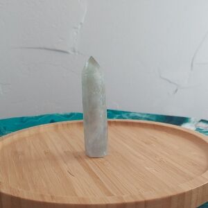 Green Fluorite Crystal Point #0397